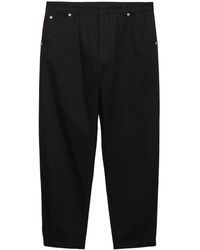 Prada - Broek Met Toelopende Pijpen En Logo - Lyst