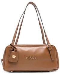 Versace - Lamb Leather Shoulder Bag - Lyst