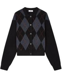 Studio Tomboy X - Argyle-Pattern Cardigan - Lyst