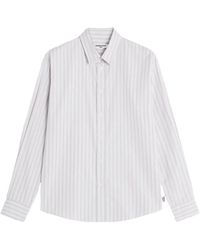 Maison Kitsuné - Chemise Boutonnée À Rayures - Lyst