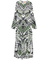 FARM Rio - Lace Nature Long-Sleeve Dress - Lyst