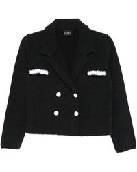 Neera - Double-Breasted Cropped Jacket - Lyst