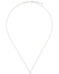 Delfina Delettrez - Dots Solitaire Diamond Necklace - Lyst
