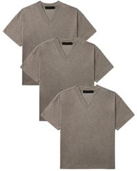 Fear Of God - V-Neck T-Shirt (Pack Of Three) - Lyst