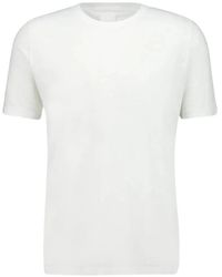 120% Lino - T-Shirt À Manches Courtes - Lyst