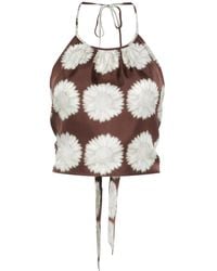 Asceno - Bello Cropped Top - Lyst