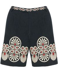 La DoubleJ - Katoenen Shorts Met Print - Lyst