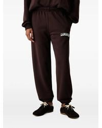 La Mania - Angeles Logo-Print Elasticated Track Pants - Lyst