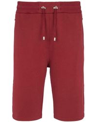 Balmain - Pantalones cortos de chándal con cordones - Lyst