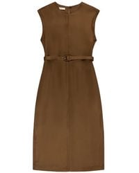 Glanshirt - Belted Midi Dress - Lyst
