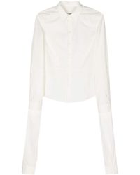 MM6 by Maison Martin Margiela - Double-sleeves Cotton Shirt - Lyst