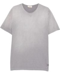 Antik Denim - Faded-Effect Raw-Cut T-Shirt - Lyst