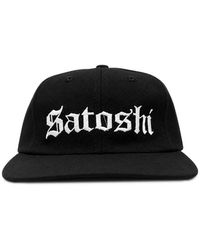 Satoshi Nakamoto - Casquette En Coton À Logo Brodé - Lyst
