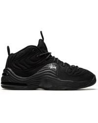 Nike - X Stüssy Air Penny 2 "Triple" Sneakers - Lyst