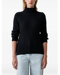 Barbour - Ambleside Cable-Knit Rollneck Jumper - Lyst