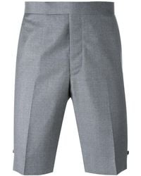 Thom Browne Tailored Knee Shorts - Grey