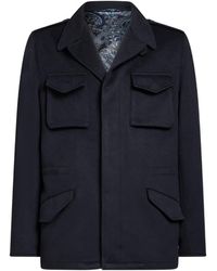 Etro - Flap-Pocket Cashmere Jacket - Lyst