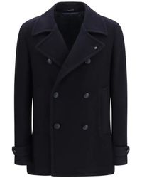Tagliatore - Double-Breasted Pea Coat - Lyst