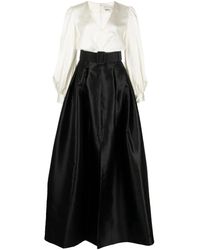 Sachin & Babi - Zoe Colour-Block Satin Gown - Lyst