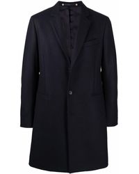 PS by Paul Smith - Notched-lapels Single-breasted Coat - Lyst