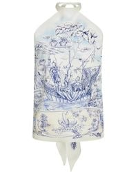 Ferragamo - Top Foulard Imprimé Voyage - Lyst