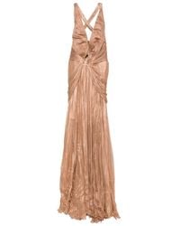IRIS SERBAN - Kleid mit überkreuzten Trägern - Lyst