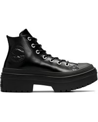 Converse - Zapatillas Chuck Taylor All Star Lugged Heel Hi Black - Lyst
