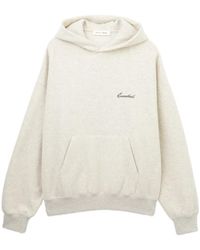 Essentials - Sudadera Con Capucha Y Logo Bordado - Lyst