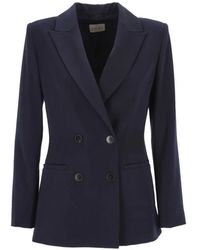 Marella - Blazer Con Doble Botonadura - Lyst