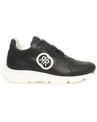 Cerruti 1881 - Logo-Patch Leather Sneakers - Lyst