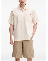 Dickies - Half-Zip Logo-Patch Polo Shirt - Lyst