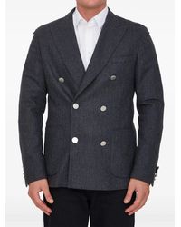 Tonello - Double-Breasted Blazer - Lyst