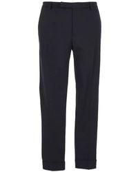 Hōsio - Straight-Leg Turn-Up Trousers - Lyst