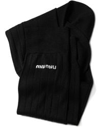 Miu Miu - Silk Socks - Lyst