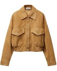 Versace - Suede Blouson - Lyst