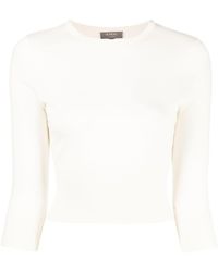 N.Peal Cashmere - Fine-knit Cropped Jumper - Lyst