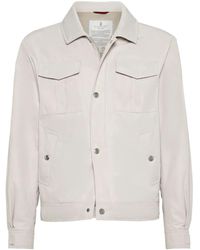 Brunello Cucinelli - フラップポケット パデッドジャケット - Lyst