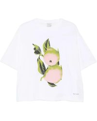 Paul Smith - Printed Cotton T-Shirt - Lyst