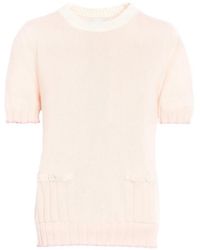 Barrie - Ribbed Detailing Top - Lyst