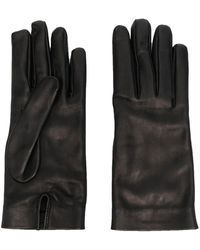 Saint Laurent - Silk-lined Leather Gloves - Lyst