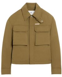 Ami Paris - Cotton Worker Jacket - Lyst