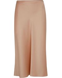 Blumarine - Enver Satin Skirt - Lyst