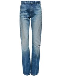 MM6 by Maison Margiela - Straight Leg Five-Pocket Jeans - Lyst