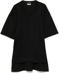 Comme des Garçons - Mesh-panelled T-shirt - Lyst