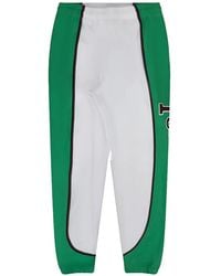 DENIM TEARS - Colour-Block Logo-Print Track Pants - Lyst