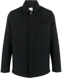 Sandro - Patch-pocket Buttoned Shirt Jacket - Lyst