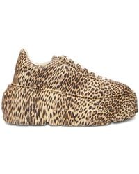 Casadei - Nexus Leopard-Print Sneakers - Lyst