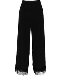 Shiatzy Chen - Lace Embroidery Straight Trousers - Lyst