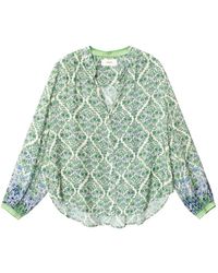 Xirena - Faye Damask-Print Shirt - Lyst