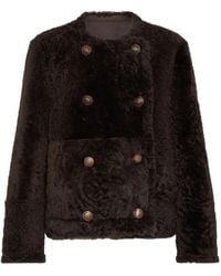 Brunello Cucinelli - Double-Breasted Jacket - Lyst